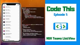 How To Create A List View Builder of NBA Teams In Flutter - Flutter Widget Tutorial