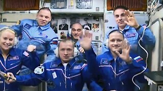 International Space Station Gets Three New Crew Members