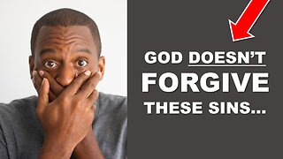 God Doesn't Forgive These Sins . . . | Torah Menorah