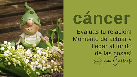 Cáncer ♋ Evalúas tu relación! Momento de actuar y llegar al fondo de las cosas!