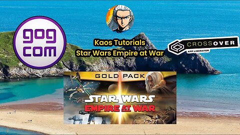 Kaos Tutorials: How to Get Star Wars : Empire at War running on Crossover! (GOG.com version)