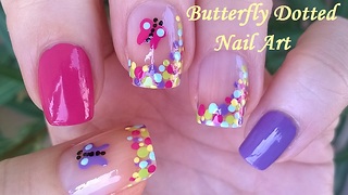 Butterfly Summery Nail Art Tutorial