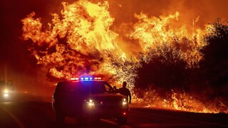 Strong Winds Intensifying California Wildfires