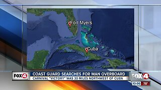 Coast Guard searching for man who fell from Carnival ship