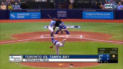Tampa Bay Rays use bullpen to beat Toronto Blue Jays 9-4 for 90th win