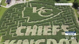 Fans welcome at five-acre Chiefs Kingdom corn maze