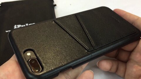 iPulse [Dallas Series] Black Leather Wallet Card Case for iPhone 7 Plus review and giveaway