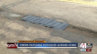 Pothole patrol: KCMO seeing 5 times number of potholes compared to 2018