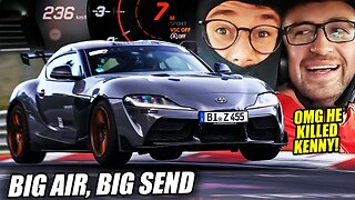BIG AIR & SCARE! Toyota Supra & RIGHT MODS // Nürburgring