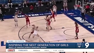 Former UA women's basketball player talks inspiring the next generation of girls in sports