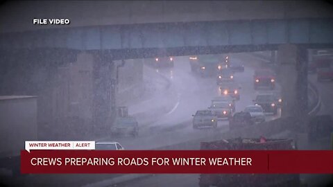 Metro Detroit road crews preparing for first blast of winter weather