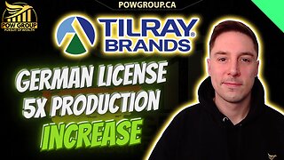 Tilray Receives 1st New German MJ Cultivation License & TLRY Stock Analysis