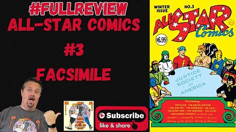 All-Star Comics #3 Facsimile Edition DC Comics #fullreview Gardner Fox,E. E. Hibbard