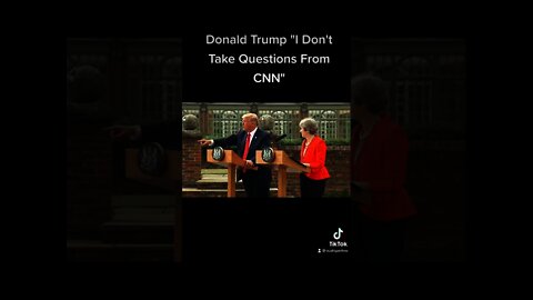 Donald Trump I Don't take Questions From CNN