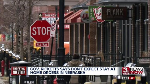 Ricketts: Don't Expect Stay-at-Home Orders in NE