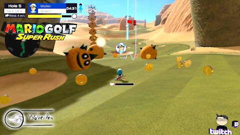 (SWITCH) Mario Golf - Super Rush - 04 - Golf Adventure Mode - Ridgerock Lake