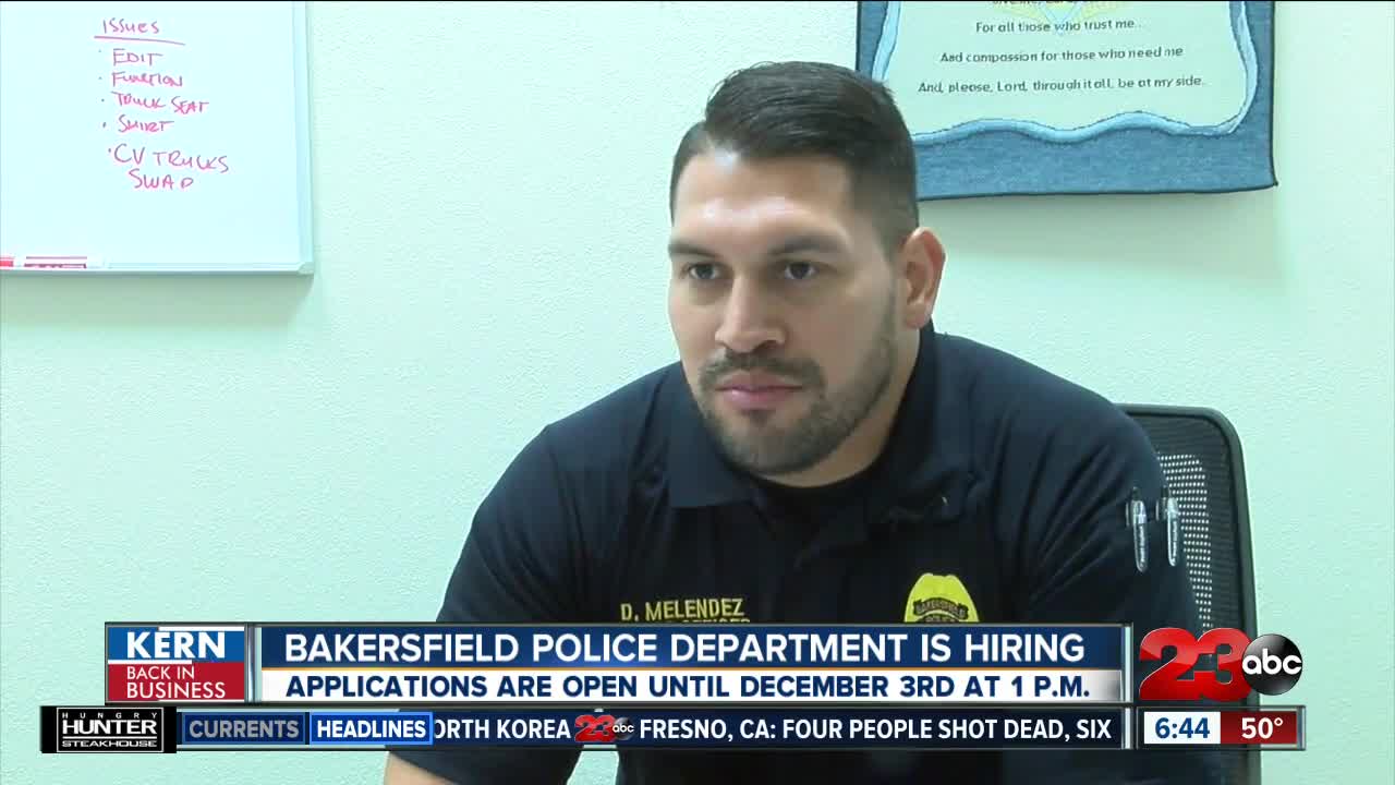 Bakersfield Police Department is hiring