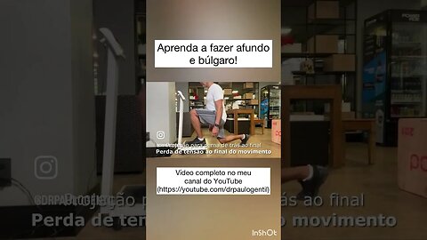 Aprenda a fazer afundo e búlgaro