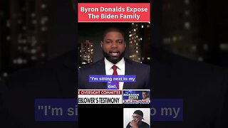 Byron Donalds Prosecutes ENTIRE Biden Crime Family in 60 seconds of pure FIRE🔥🔥🔥
