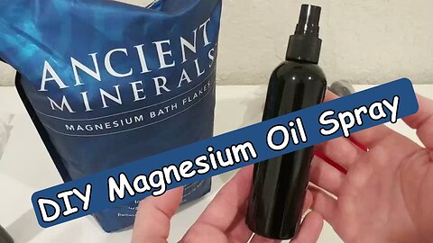 How To Make DIY Magnesium Oil Spray (With Ancient Minerals Magnesium Bath Flakes)? Review Tutorial