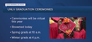 UNLV hosts two virtual graudation ceremonies today