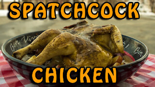 Dutch Oven Spatchcock Chicken