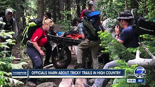 Colorado officials warn hikers of tricky trails in High Country