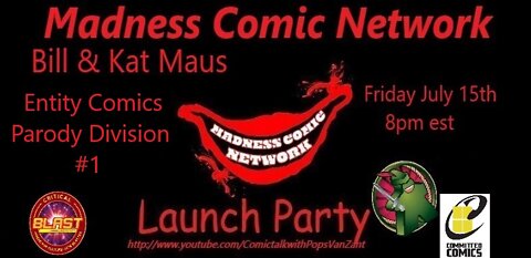 Madness Launch Party for Entity Comics Parody Division #1