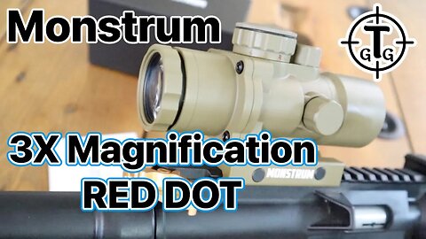 EVER TRY A RED DOT WITH MAGNIFICATION?? Monstrum S330P 3x30 Prism