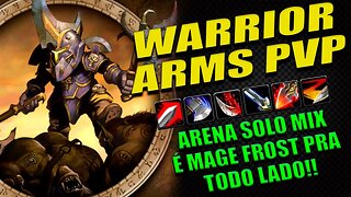 WARRIOR ARMS 10.1 PVP - Arena solo mix - é só eu entrar de WARRIOR que cai 500 CASTERS contra !!