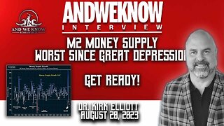 8.20.23: LT w/ Dr. Elliott: M2 Money supply WOES! BRICS ramping up! PRAY!