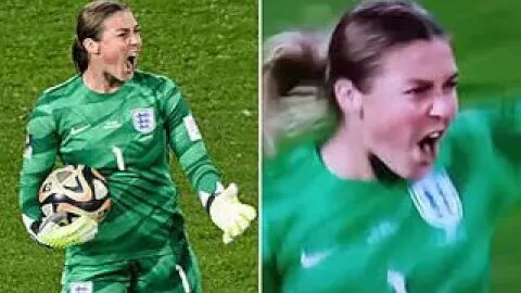 Mary Earps Shouts to Spain after Making a Heroic Penalty Save in World Cup Final to Keep in the Game