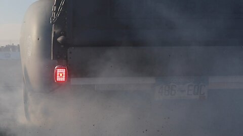 1951 chevy truck burnout