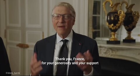 Bill Gates flew to France to help end Polio while Polio is currently 99% eradicated in France.