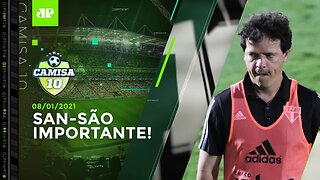 São Paulo faz CLÁSSICO com o Santos para AFASTAR "turbulência"! | CAMISA 10 (08/01/21)