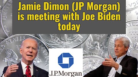 Jamie Dimon (JP Morgan) is meeting with Joe Biden today