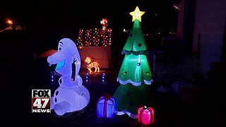 Christmas inflatable stolen from Gratiot County home