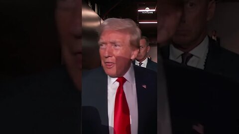 Donald Trump walks out at the RNC