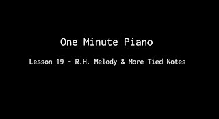 One Minute Piano - Lesson 19