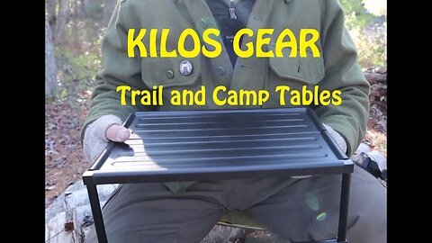 KILOS GEAR Trail and Camp Tables