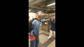 Another Day in NYC: Watch Spectators Fail To Break Up Vicious Subway Brawl
