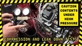 How to do a compression and leak down test the right way.