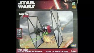 1/35 Revel First Order Special Forces Tie Fighter Review/Preview