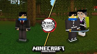 Naging DEMON SLAYER ako sa Minecraft (#1) | Minecraft PE