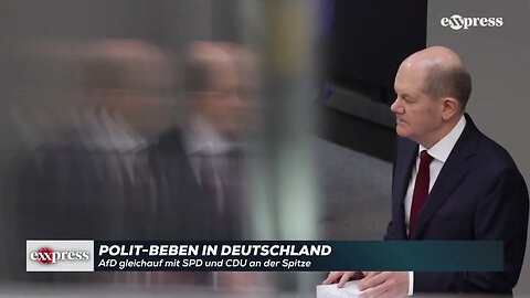Polit-Beben in Deutschland: AfD gleichauf mit SPD und CDU an der Spitze