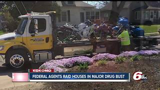 Federal agents raid houses as part of major drug bust in Kokomo