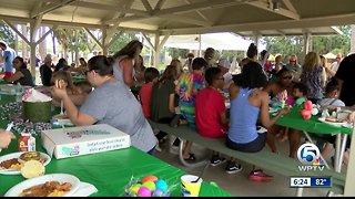 Easter egg hunt held in West Palm Beach