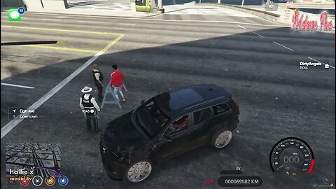 my bro tried to holla #epicfail!!!! #gtarp #gtavrp #copscene