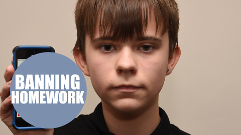 Schoolboy aged 15 launches petition to ban HOMEWORK in secondary schools in UK