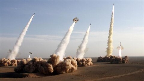 Iranian missiles fly from underground